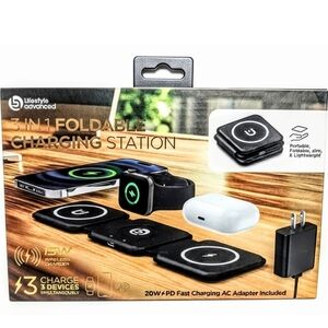 Nib Lifestyle Advanced 3-in-1 Foldable Charging Station